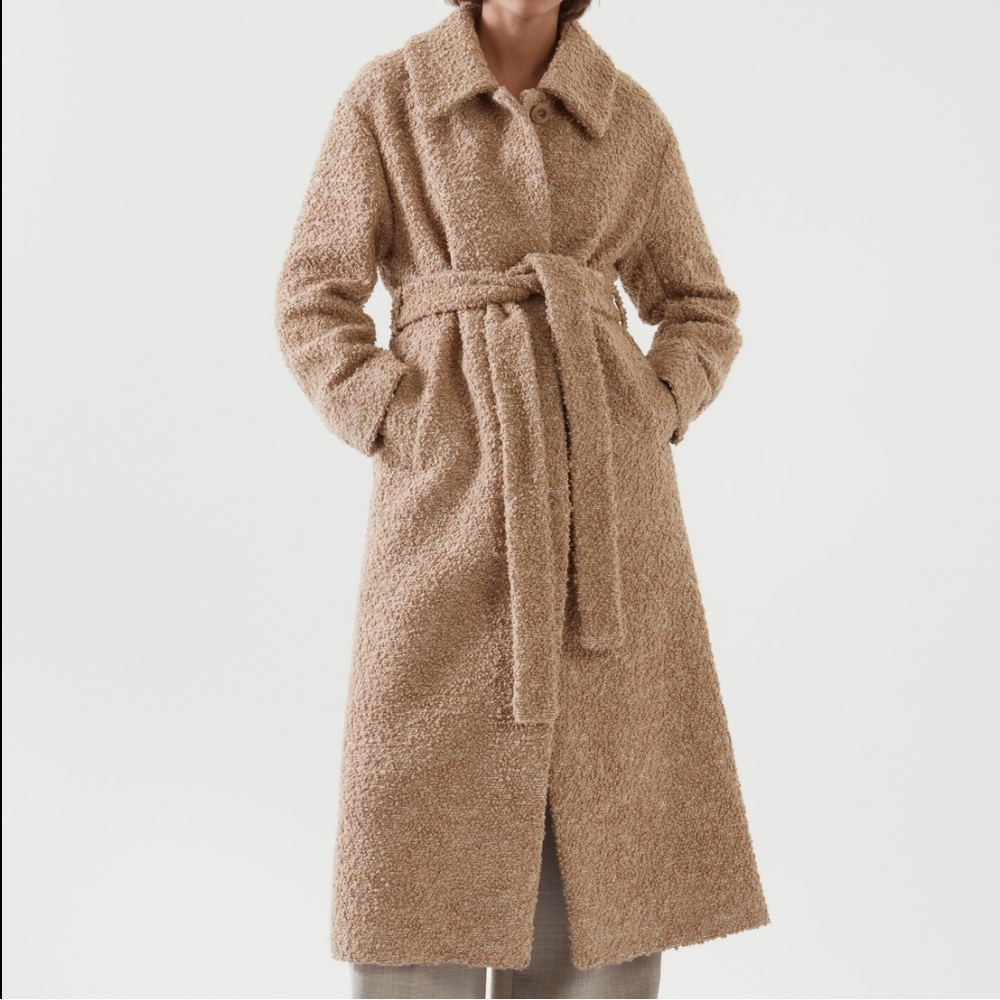 COS - Bouclé Teddy Coat